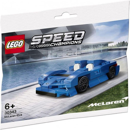 Lego Speed Champions McLaren Elva in packaging