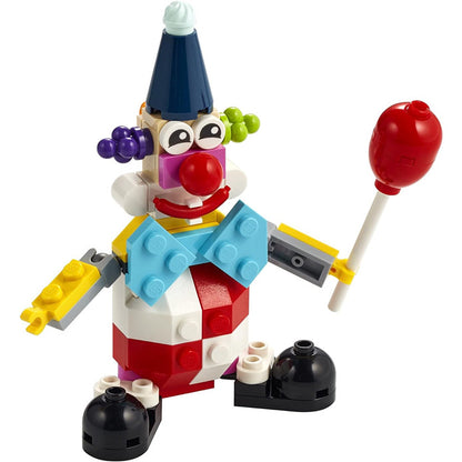 Lego Creator Birthday Clown built for display