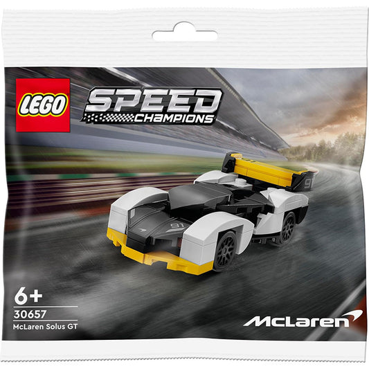 Lego Speed Champion McLaren Solus GT in packaging