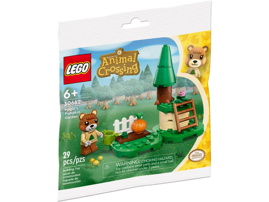 Lego Animal Crossing Maple's Pumpkin Garden in packaging