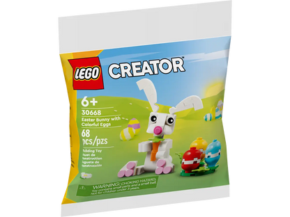 Lego Easter Bunny with Colorful Eggs in packaging